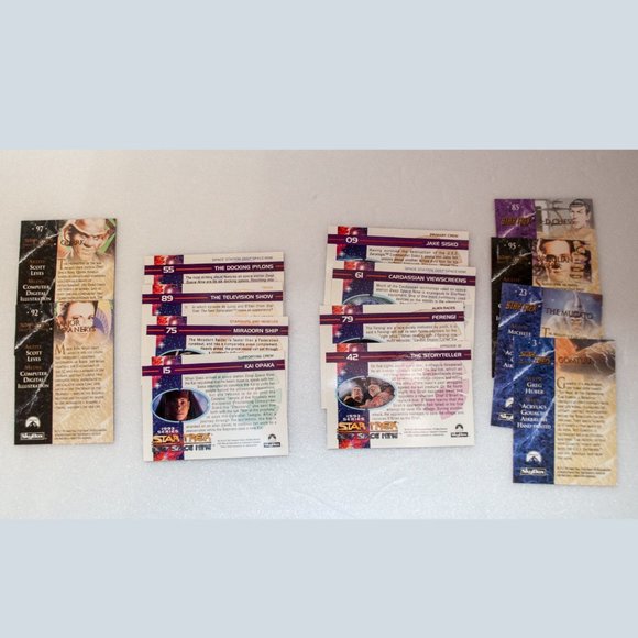1993 1994 Skybox Star Trek Trading Cards Lot Deep Space Nine Master Series TNG X - Picture 3 of 4